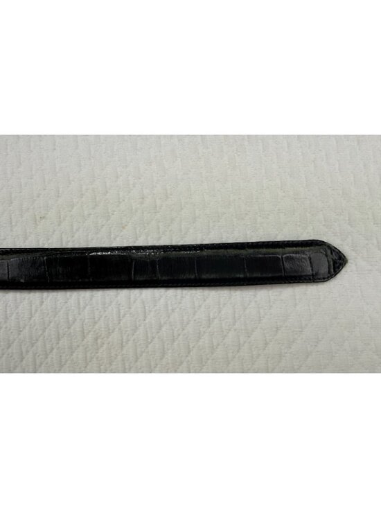Polo Ralph Lauren Sterling Buckle Genuine American Alligator Belt Italy 32-34 main image 10